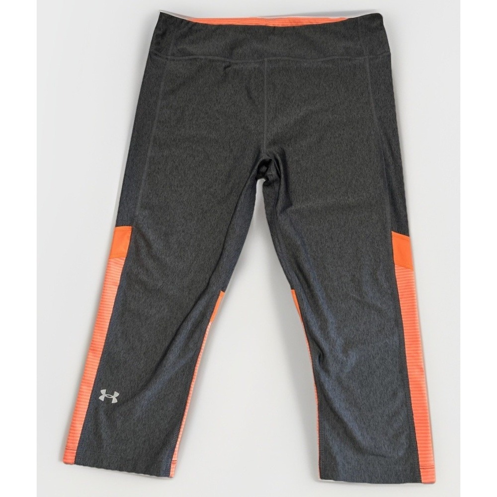 UNDER ARMOUR HeatGear Crop Compression Leggings Pant Womens‎ Large